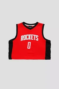 Frankie Collective Rework Houston Rockets NBA Crop Jersey