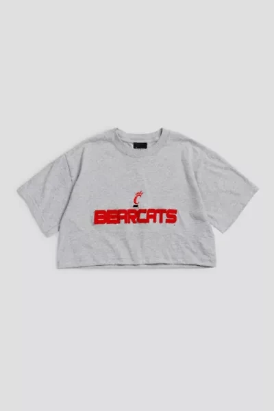 Frankie Collective Rework Cincinnati Bearcats Crop Tee