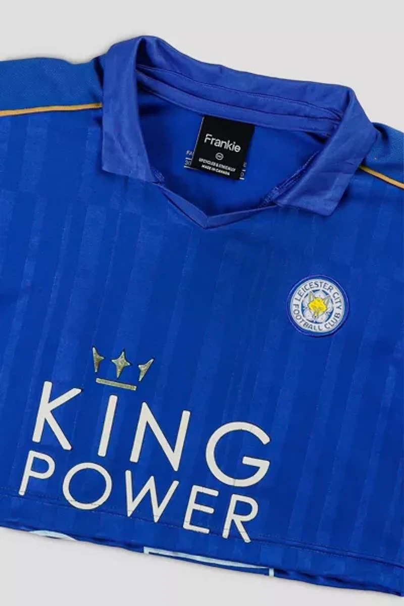 Frankie Collective Rework Crop Leicester Soccer Jersey