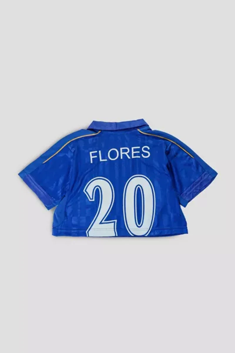 Frankie Collective Rework Crop Leicester Soccer Jersey