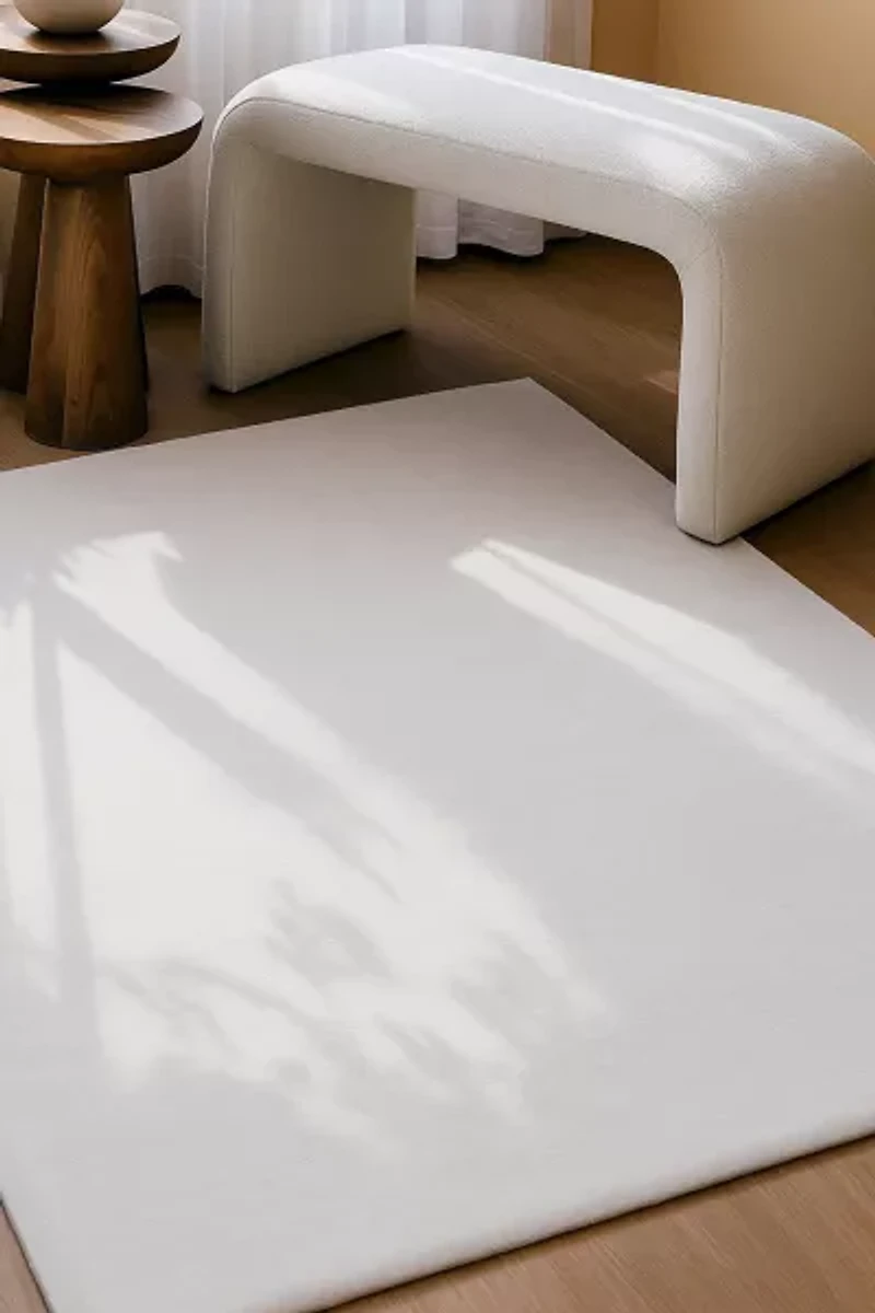 Jubi Solid Color Hand Tufted Wool Rug