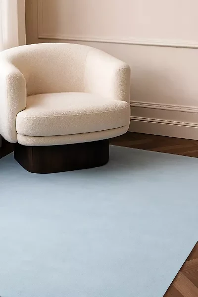 Jubi Solid Color Hand Tufted Wool Rug