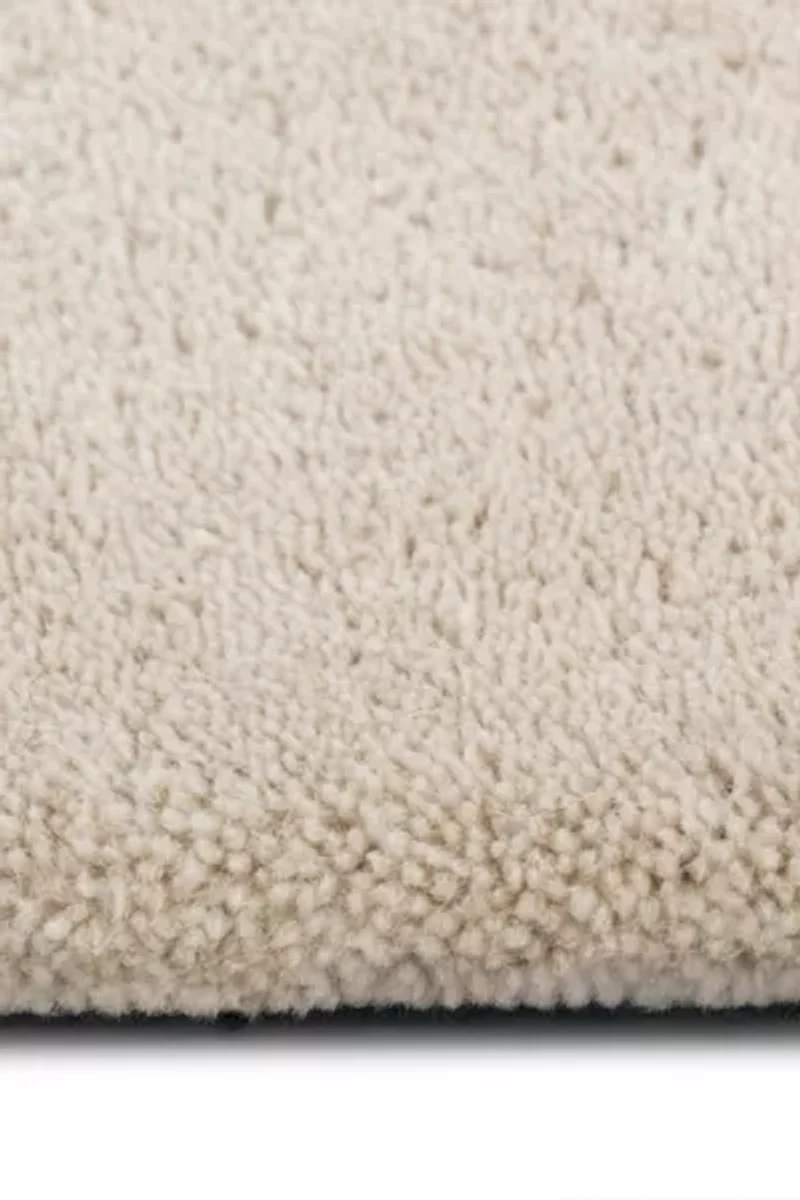Jubi B&W Small Checkered Hand Tufted Wool Rug