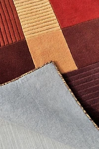 Jubi Sunset Mosaic Arch Hand Tufted Wool Rug
