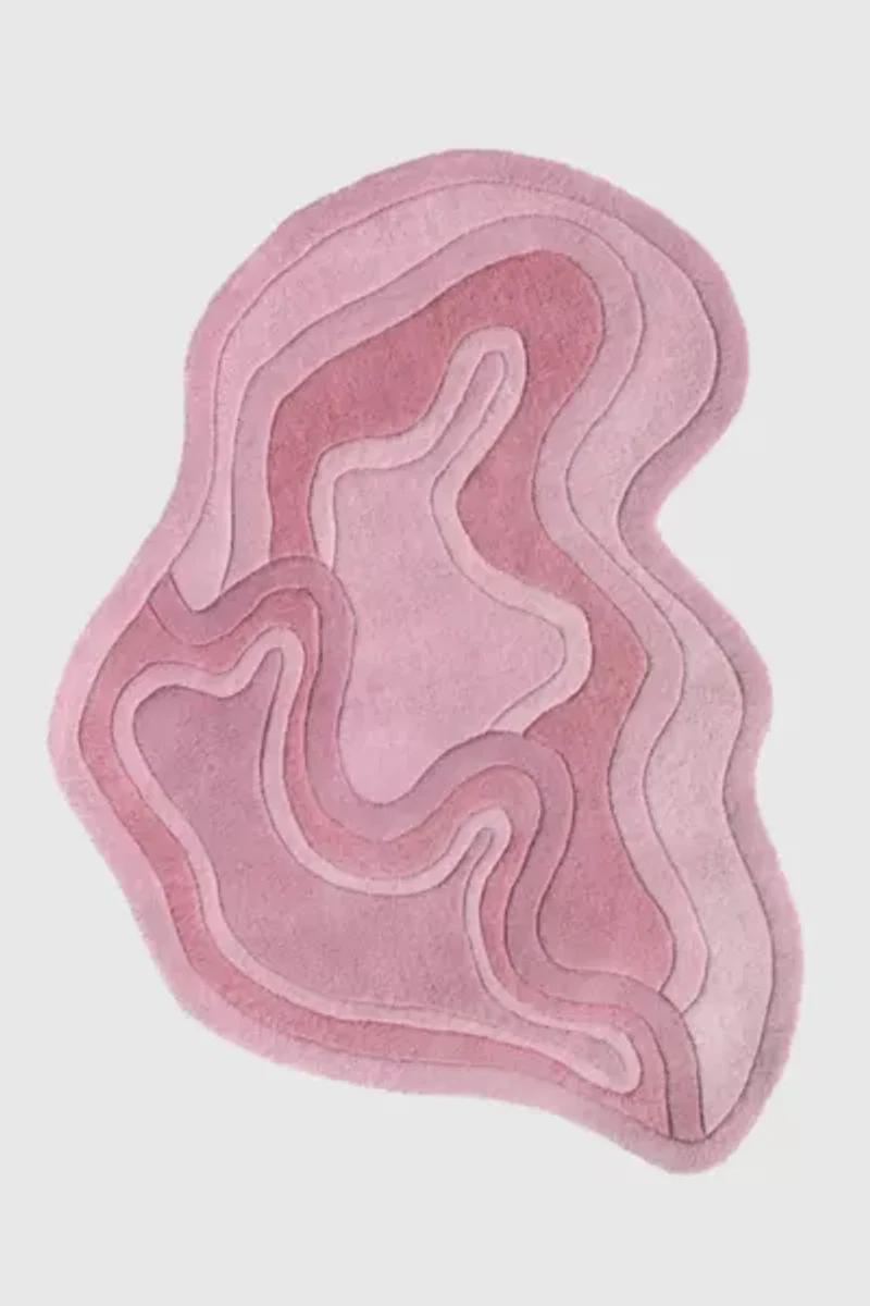 Jubi Rolling Tides Hand Tufted Wool Rug