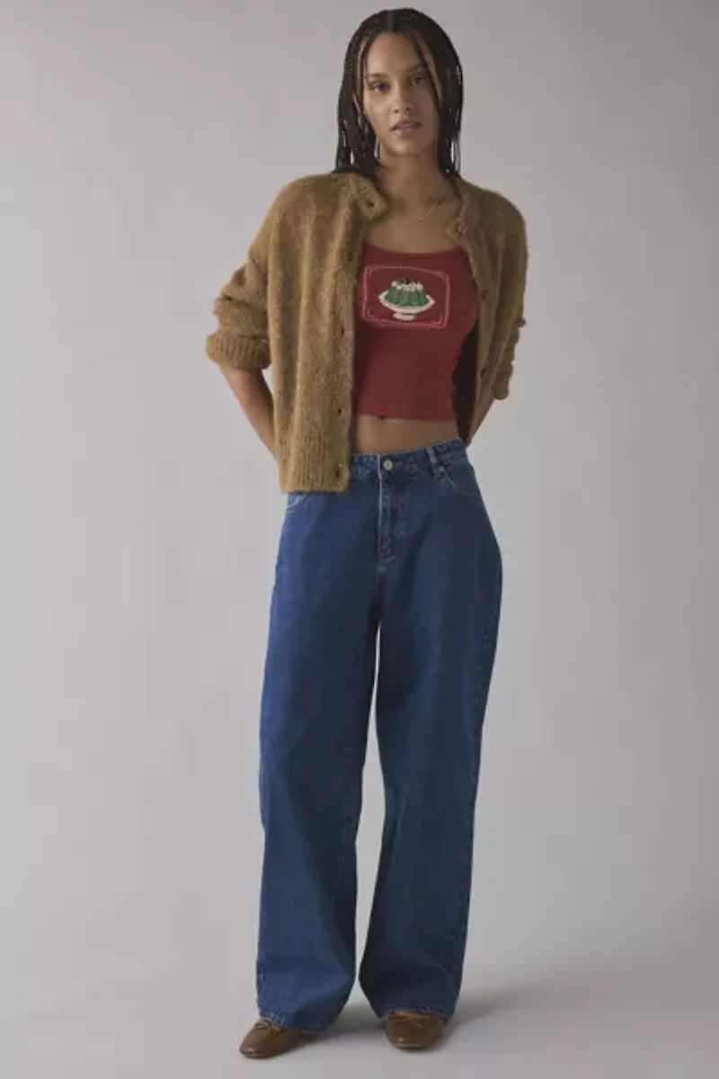 Kimchi Blue Ramona Coquette Graphic Puff Sleeve Baby Tee