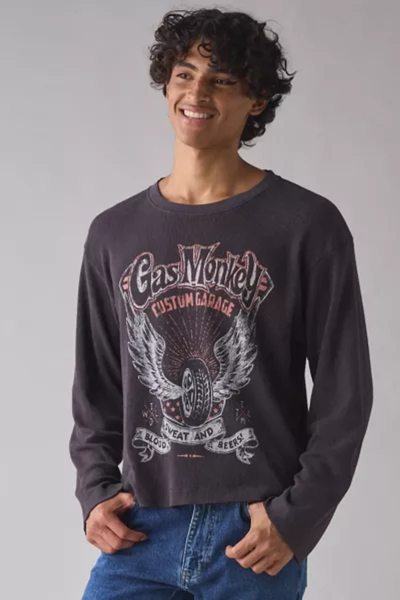 Gas Monkey Garage Graphic Thermal Long Sleeve Tee