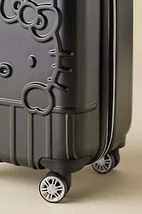 FŪL Sanrio Hello Kitty Black Hard Shell Rolling Luggage