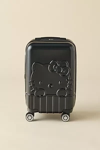 FŪL Sanrio Hello Kitty Black Hard Shell Rolling Luggage