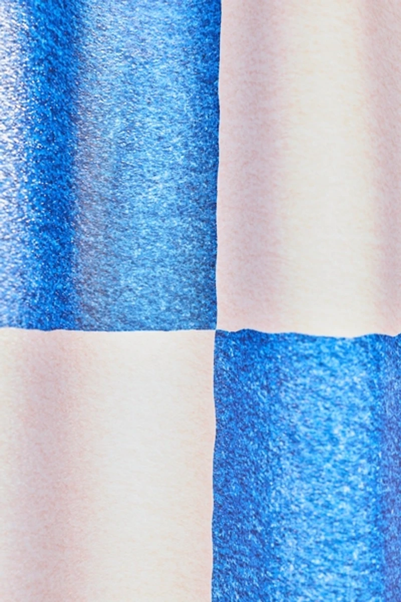 Checkered Patterned Shower Curtain