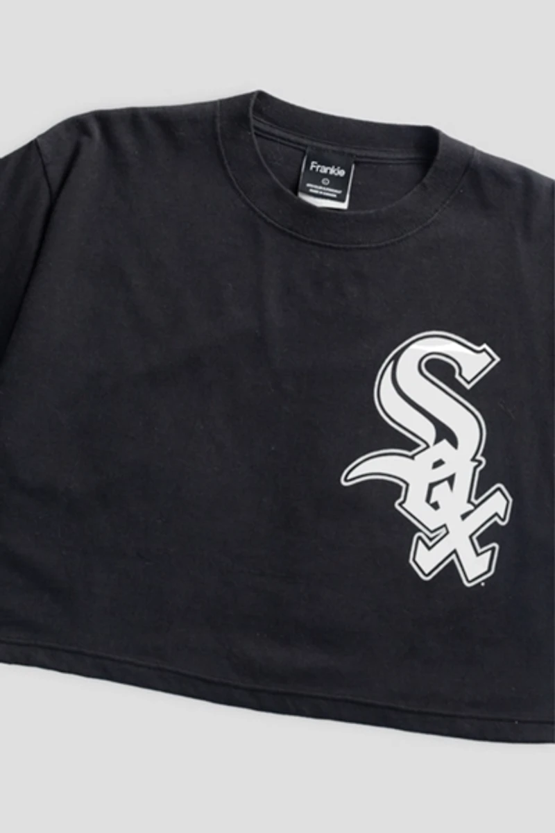 Frankie Collective Chicago White Sox MLB Crop Tee 001