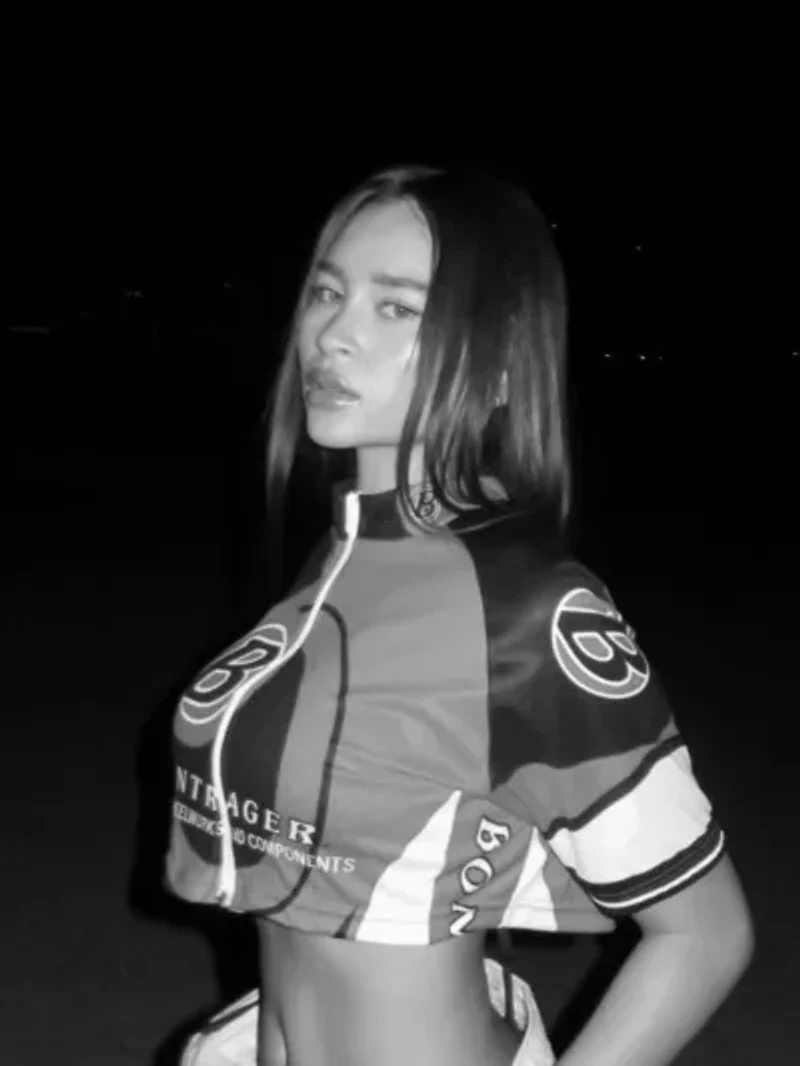 Frankie Collective Rework Crop Cycling Jersey 098