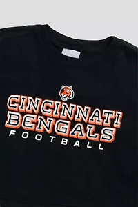 Frankie Collective Rework Cincinnati Bengals NFL Crop Tee 001