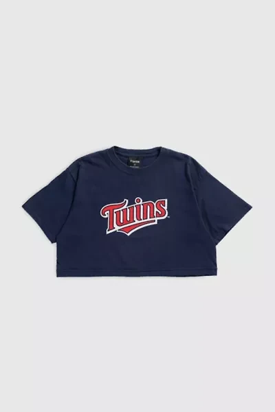 Frankie Collective Rework Minnesota Twins MLB Crop Tee 001