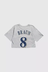 Frankie Collective Milwaukee Brewers MLB Crop Tee