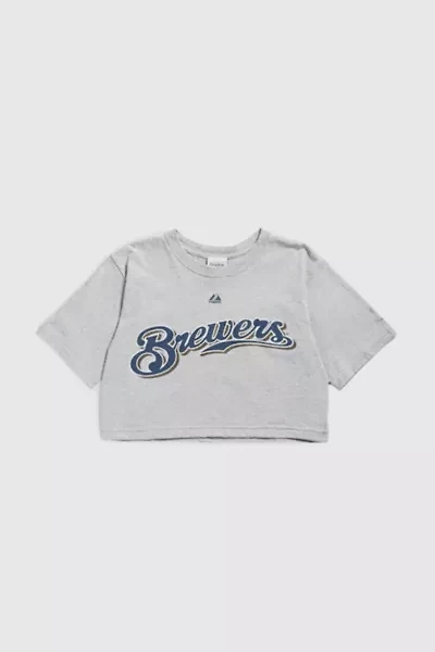Frankie Collective Milwaukee Brewers MLB Crop Tee