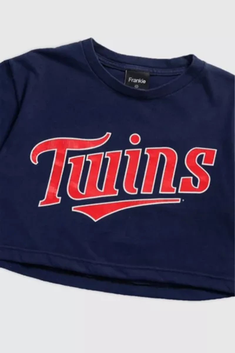 Frankie Collective Minnesota Twins MLB Crop Tee