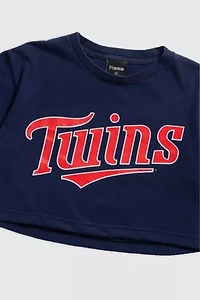 Frankie Collective Minnesota Twins MLB Crop Tee