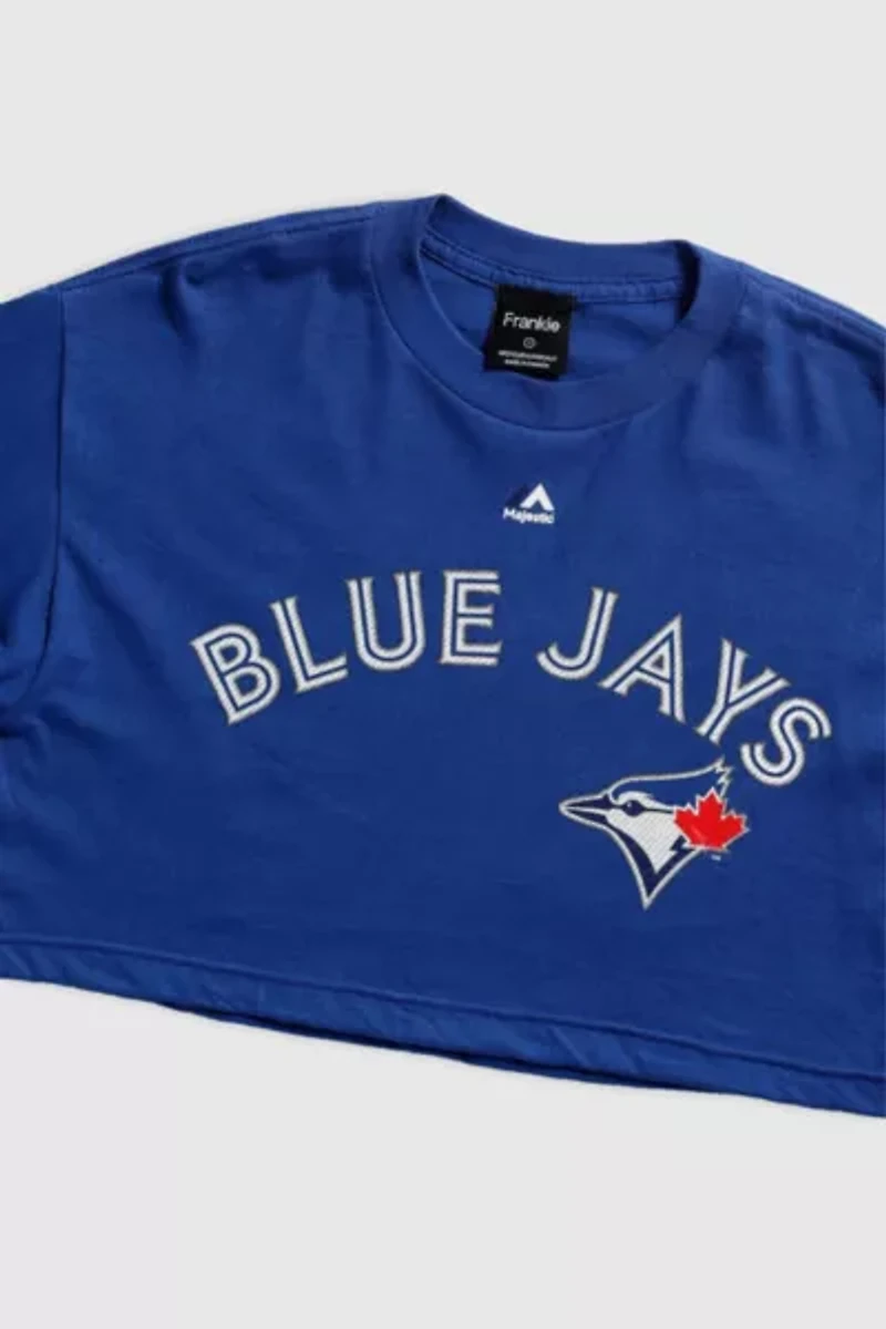 Frankie Collective Rework Crop Toronto Blue Jays MLB Tee
