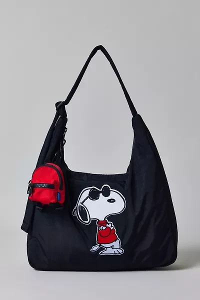 BAGGU UO Exclusive Joe Cool Embroidered Nylon Shoulder Bag