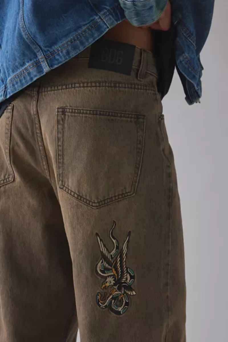 BDG Nitro Flash Tattoo Baggy Fit Jean