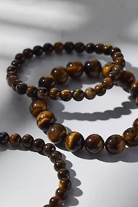Genuine Stone Beaded Bracelet Set