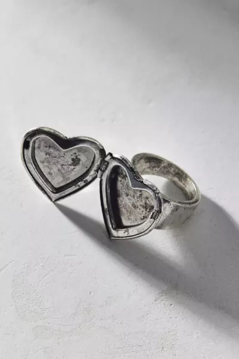 Bee Heart Locket Ring