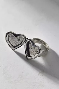 Bee Heart Locket Ring