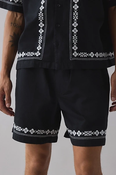 UO Embroidered Border Short