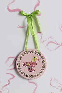 Party Animals Ceramic Hanging Wall Tile