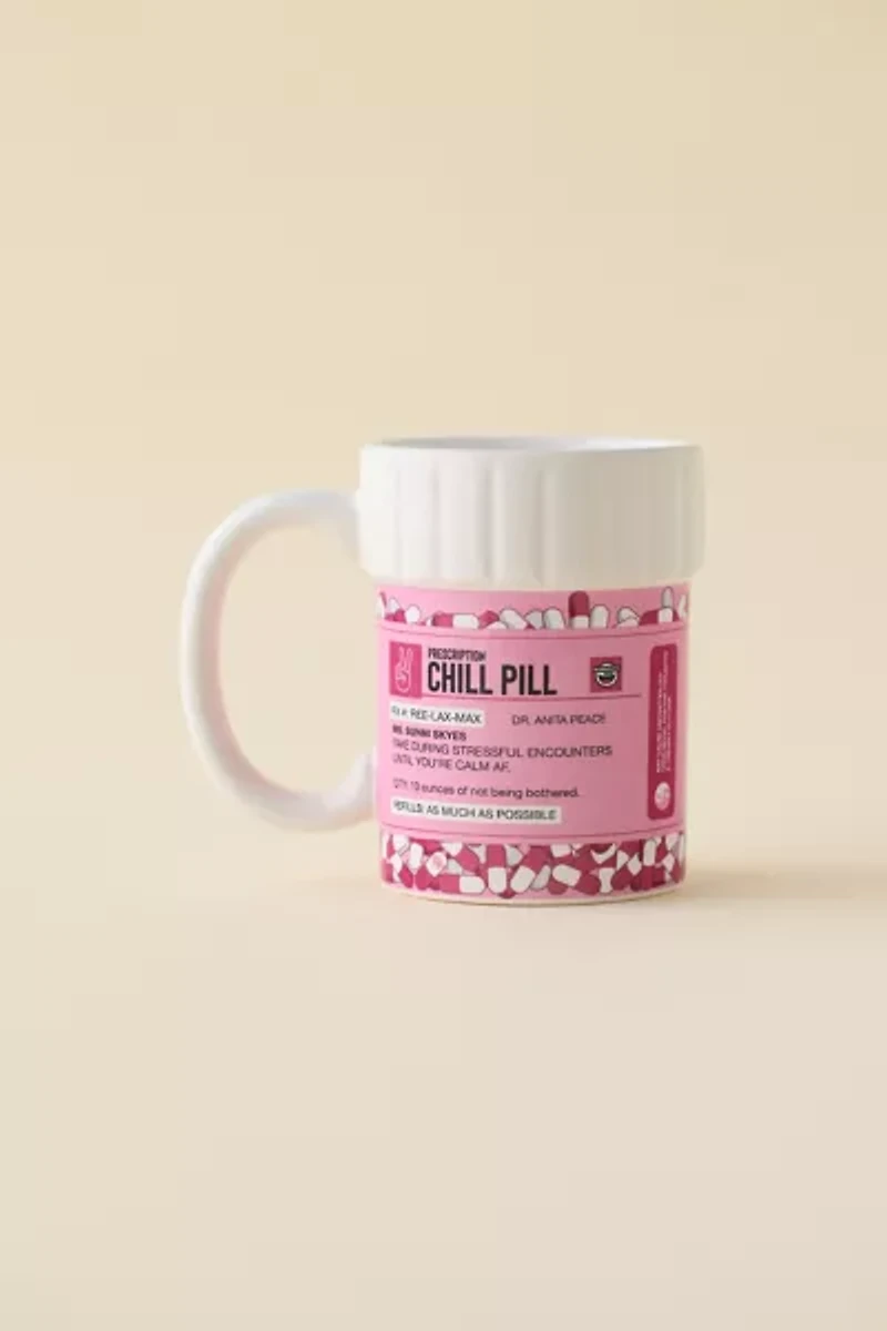 Chill Pill Bottle Ceramic Mug