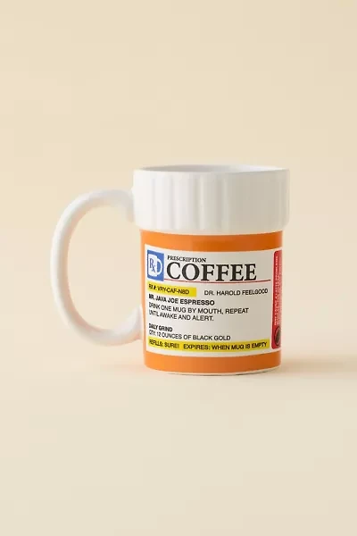 Prescription Bottle Ceramic Mug