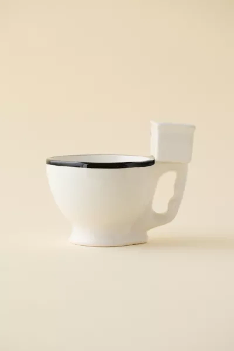 Toilet Shaped Ceramic Mug