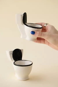 Toilet Ceramic Shot Glass Set