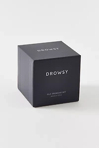 Drowsy Sleep Co. Skinny Silk Scrunchie Set
