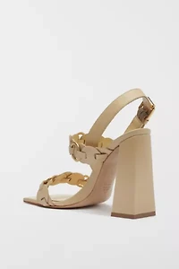 Schutz Leather Selina Heeled Sandal