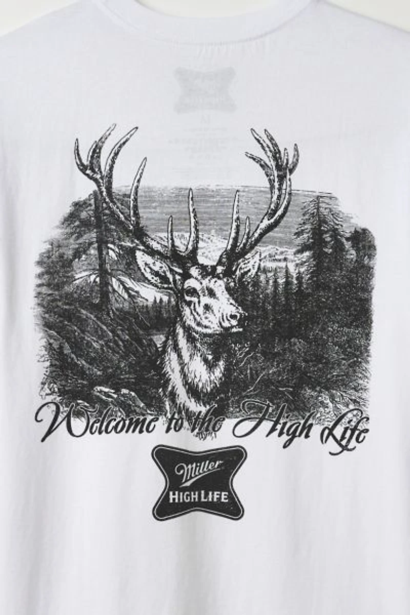 Miller High Life Buck Graphic Tee
