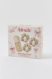 KITSCH Happy Holiday Hair Perfume & Satin Scrunchie Gift Set