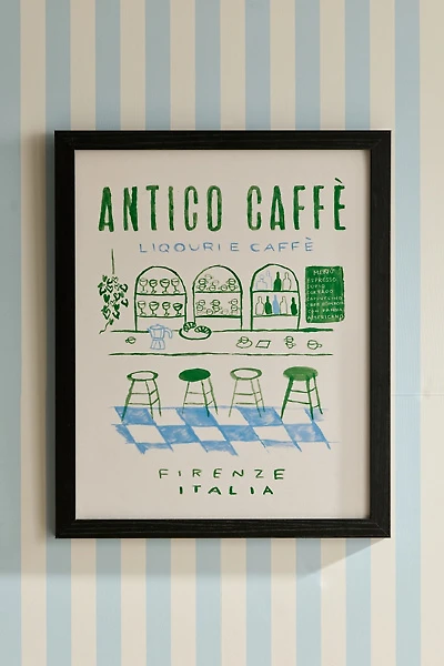 PSTR Studio Phthalo Ruth Antico Caffe Art Print