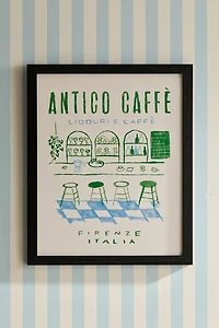 PSTR Studio Phthalo Ruth Antico Caffe Art Print