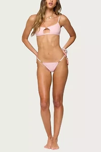 Edikted Kaya Cut Out Bralette Bikini Top