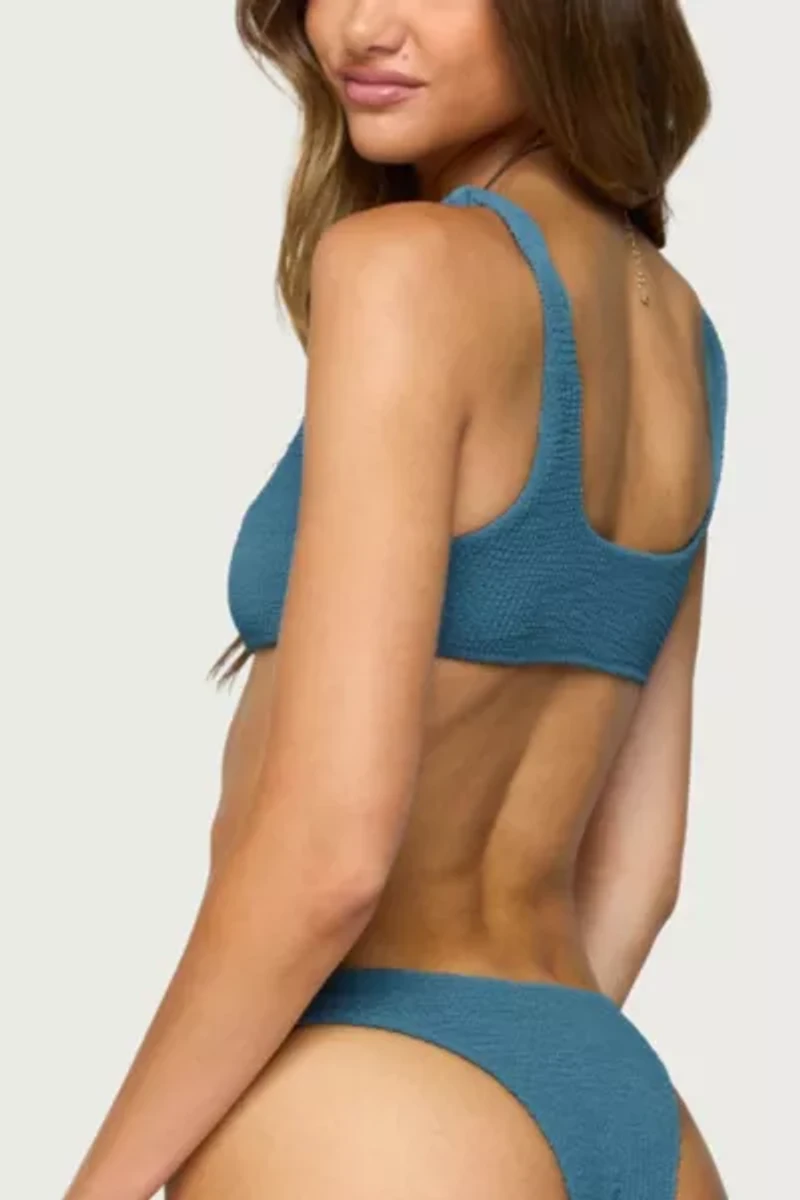 Edikted Oasis Scrunch Bikini Top