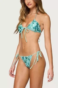 Edikted Mirabella Sequin Bikini Top