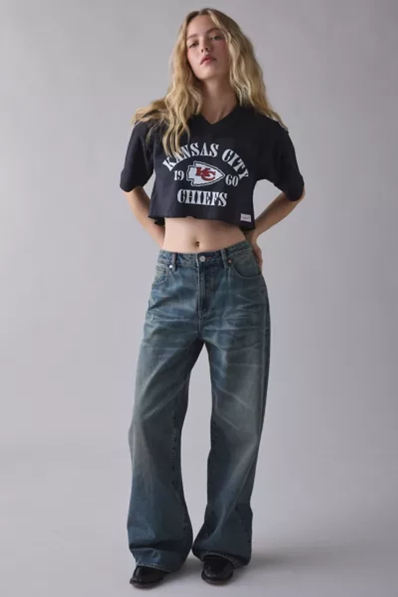 Mitchell & Ness Kansas City Chiefs Extra Cropped Jersey Tee