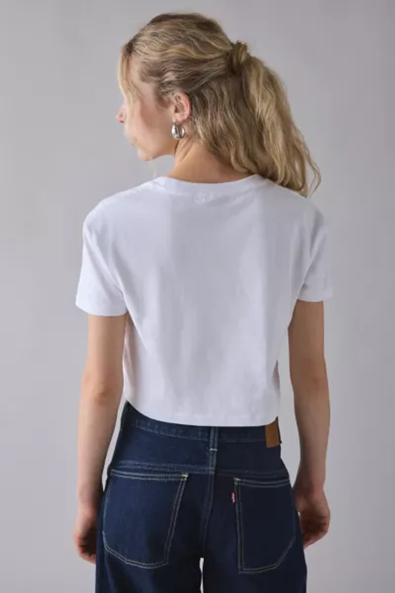 Mitchell & Ness LA Dodgers Graphic Boxy Cropped Tee