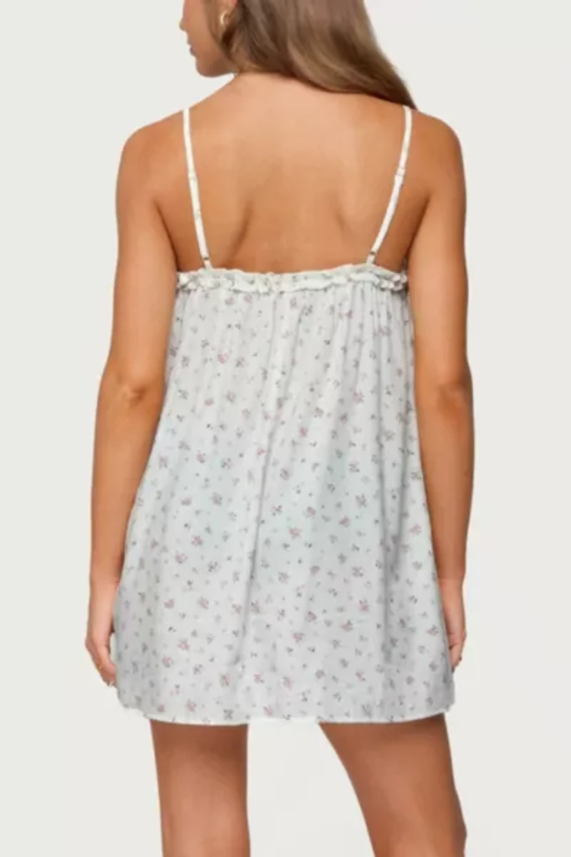 Edikted Patti Floral Mini Dress