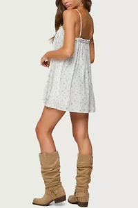 Edikted Patti Floral Mini Dress