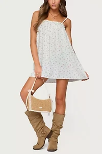 Edikted Patti Floral Mini Dress