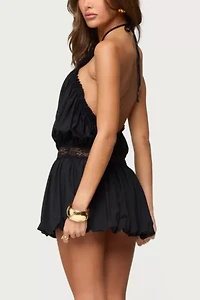 Edikted Aida Backless Bubble Mini Dress