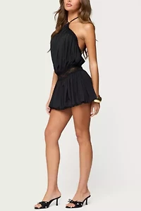 Edikted Aida Backless Bubble Mini Dress